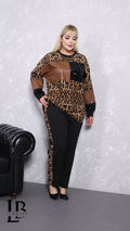 Completo Felpa e Pantalone "Navigli" – Leopardato