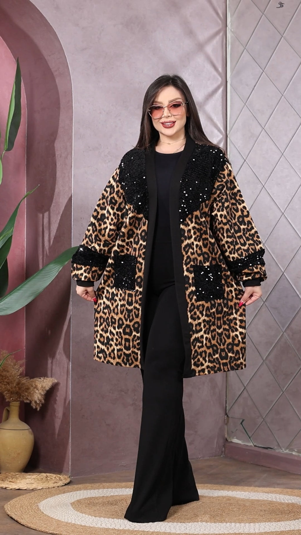 Gilet Leopardato